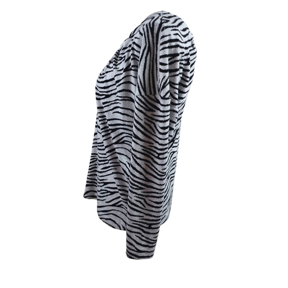Maeve Anthropologie Zebra Animal Print Sweater In Small - Picture 4 of 8